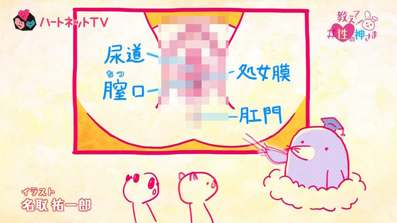 日本性教育节目播出女性阴部插画 网友呼吁更多无码播出