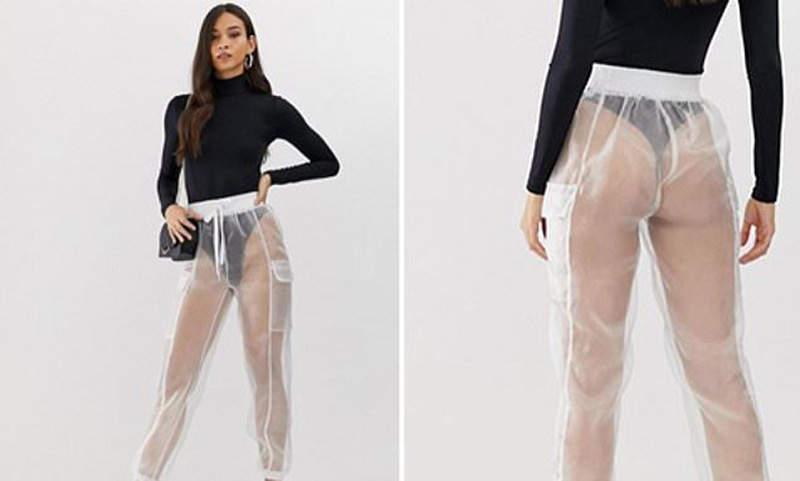 透明纱裤引发热议话题 穿了等于没穿令人浮想联翩