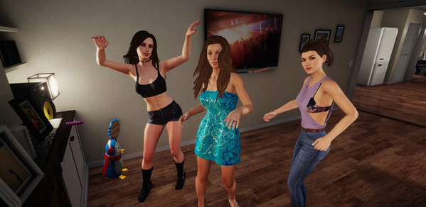 《家庭派对》18禁演出 玩家与性感女神在线打炮