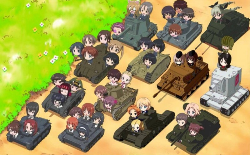 经典动画《少女与战车》 3D制作还原坦克们战斗场景
