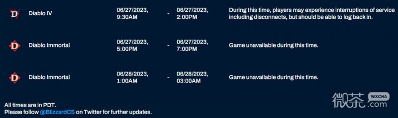 《暗黑破坏神4》将于6月28日再次维护 不停机可正常游玩一览