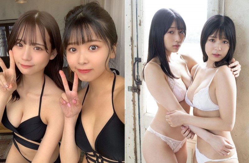 NMB48次世代巨乳「安田桃寧&amp;本郷柚巴」合拍寫真　女女「肉體交纏」煽情指數破表