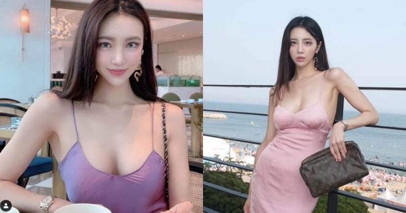 九頭身正妹就是要「霸氣露乳溝」，用火辣雙乳直勾你的心！