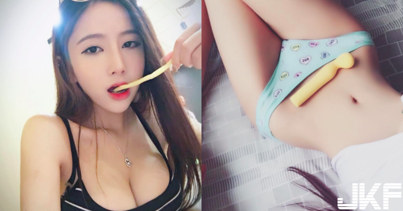 玩具忘記藏好！大奶正妹「低胸爆乳」公開「塑膠男友」：最愛偷偷玩玩具！