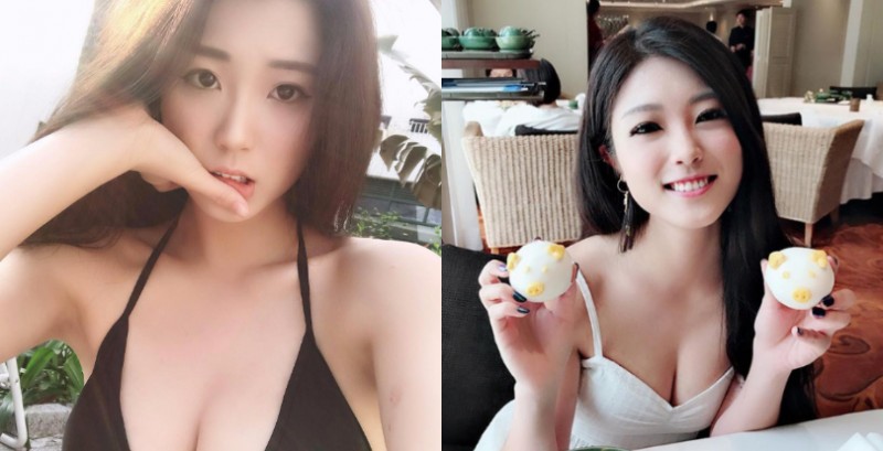 超飽滿流砂包！「美乳正妹」曬奶吃包子，我只看到胸前飽滿的白嫩肉包！