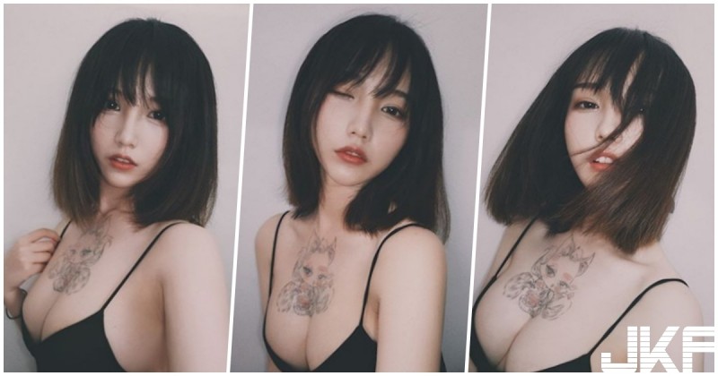 巨乳大一倍！正妹胸部再發育，「飽滿深溝」份量讓人陶醉啊！