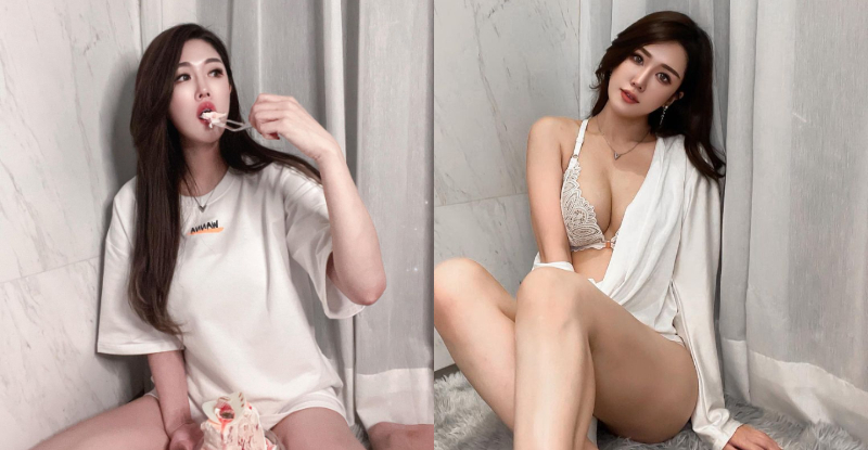 「維多DJ Victoria」吃冰放在白嫩腿間，網友 :「請盡速消滅！」