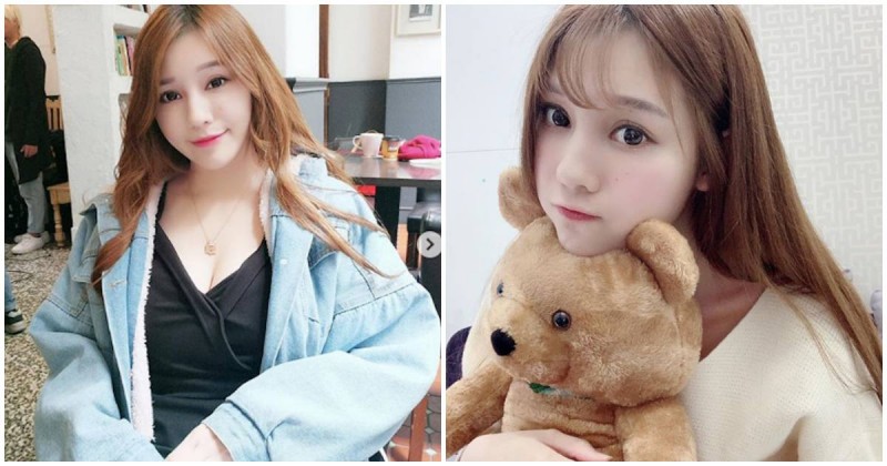 正妹班比「穿上火辣深V裝」，「白嫩事業線」越看越吸睛！